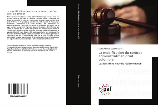 La Modification Du Contrat Administratif En Droit Colombien Carlos Alfonso Guech-image