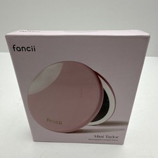 Mini Taylor Pink Rechargeable LED Compact Mirror Dual Magnification Travel Ready