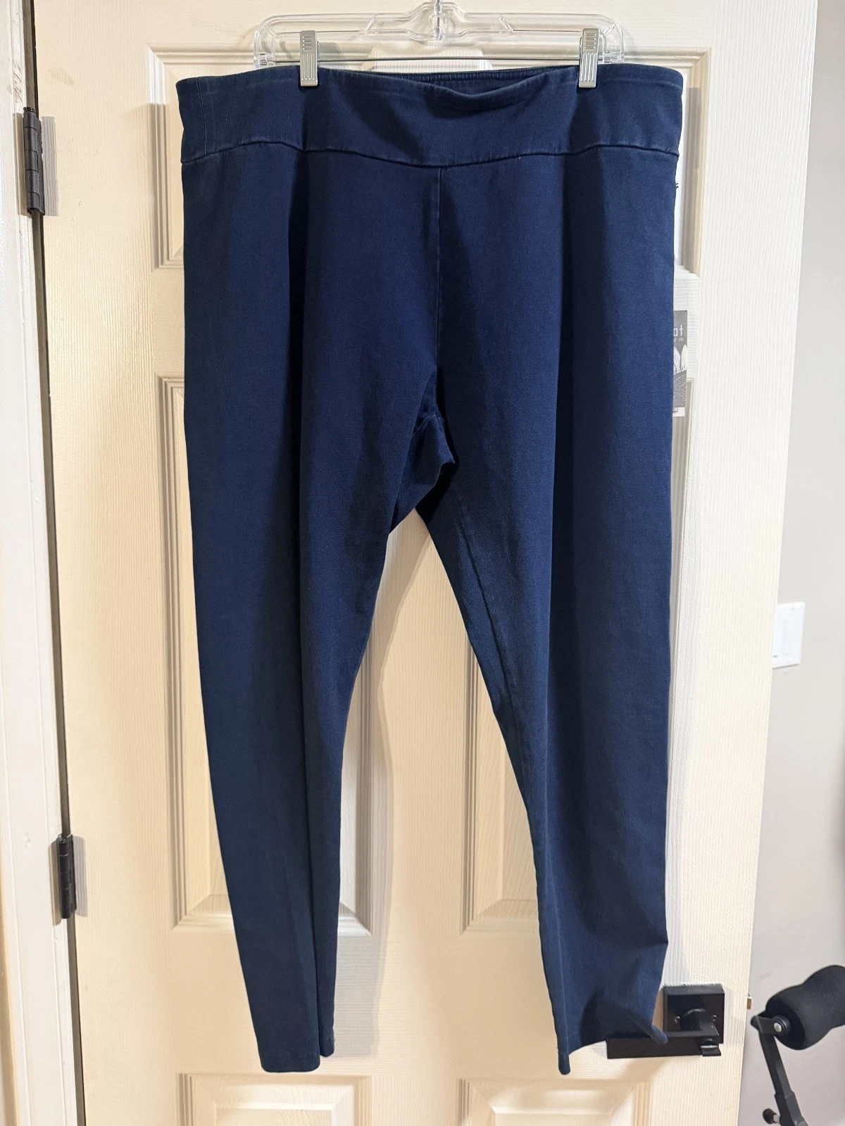 Habitat Jean Leggings- dark wash, Knit/ Denim - Plus Size XXL