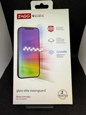 ZAGG Glass Elite VisionGuard Screen Protector for iPhone 12 Pro Max