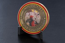 Moneda Challenge De Los Marines – Medallón Conmemorativo Con Relieve 3D Para Coleccionistas Y Veteranos