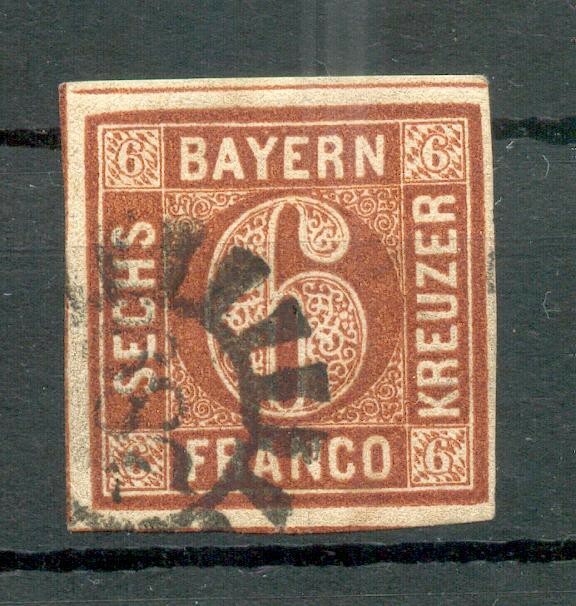 Bavaria Number Plate GMR 289 Square Issue Used (G5788)