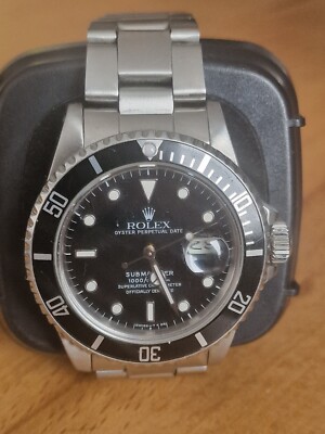 Rolex Submariner 16800 Stahl Automatik Uhr, 1986
