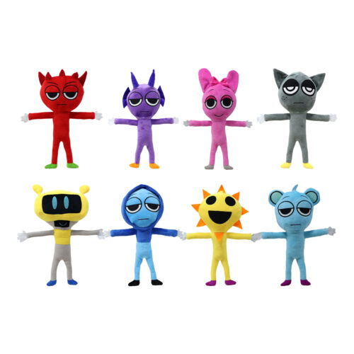 New Sprunki Plush Horror Games Plushies Toy Game Stuffed Figure for fans Gift