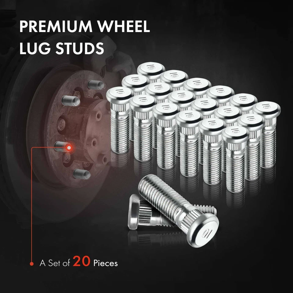 20x Perno de rueda M12-1.50 para Honda Civic CSX Accord Insight Acura Integra ILX Foto 3 de 4