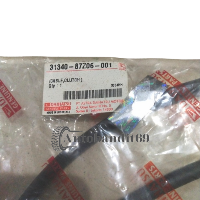 Genuine 31340-87Z06-001 Clutch Cable For Daihatsu Hijet S91 Zebra