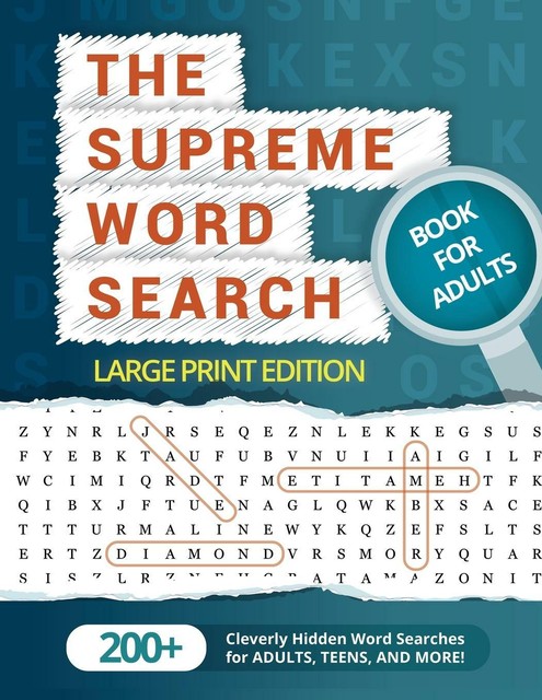 The Supreme Word Search Book for Adults - Large Print Edition von Word ...