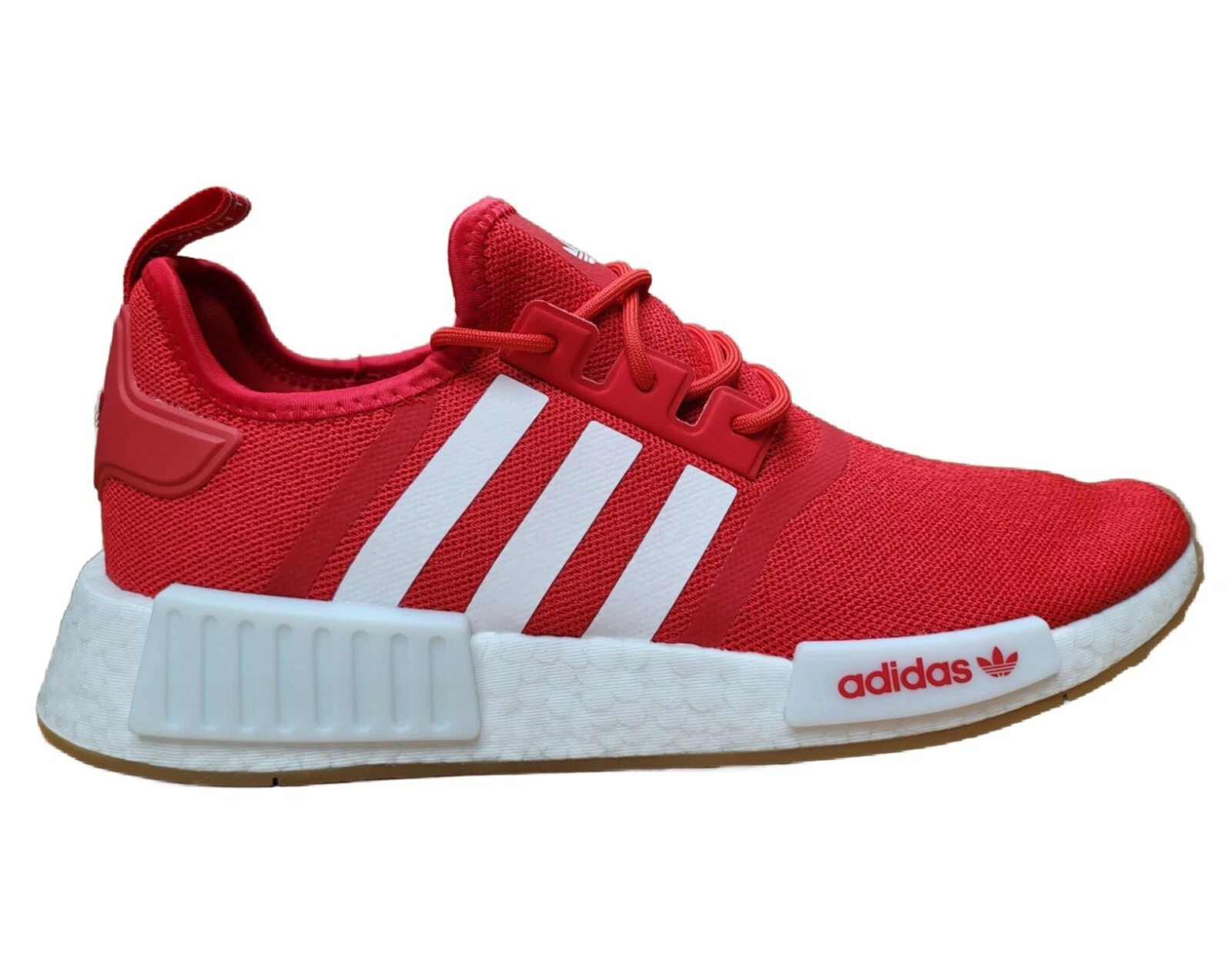 Scarpe da corsa Adidas NMD_R1 da uomo taglia 11 GY6056 rosso vivo bianco gomma