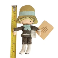 Vintage Joan Walsh Anglund Boy Pilgrim Pocket Greeting Doll 4301 with Tag 1975