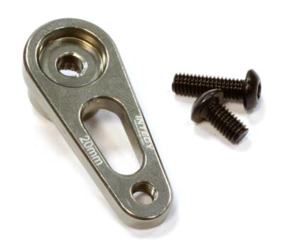 INTEGY CNC Machined Alloy Servo Horn 23T - Compatible With KO & JR Servos (16mm & 20mm Radius)
