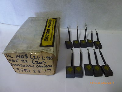 Morgan Carbon Brushes MCB Type IM6 Graphite 32mm x 18mm Graphite Qty 10 New