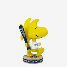 Woodstock Los Angeles Dodgers Peanuts Mini Bighead Bobblehead MLB Baseball