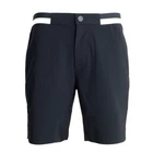 $118 Greyson Rally Tennis Shorts Mens Size 34 Black Performance Elastic Waist 8"