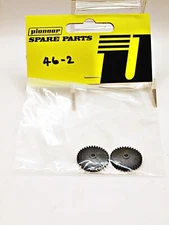 Pioneer 1/32 Slot Car Spur Gear 2 Pack 46-2 MIB