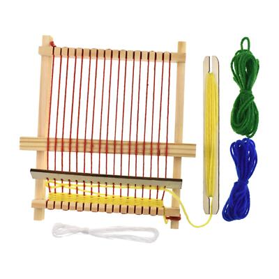 Holz-Bastelwebstuhl zum Selbermachen, praktisch für Anfänger, Stricker,