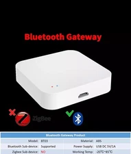 Tuya Gateway HUB Wireless Bridge Smart Life Remote BT03 WiFi BLE Fingerprint