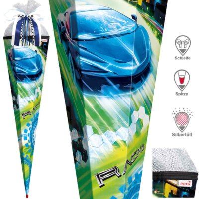 Schultüte Fußball Mit Sound - Bastelset 85cm Mit Namenspersonalisierung