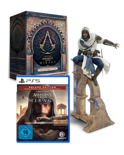 Assassins Creed Mirage Edycja Kolekcjonerska Case PS5 Deluxe Edition Oryginalne opakowanie Limitowane - Zdjęcie 1 z 2