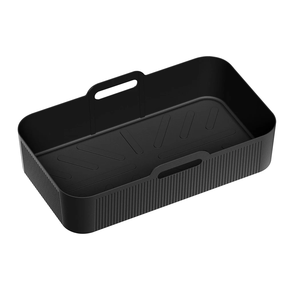 Air Fryer Silicone Pot Baking Basket Oven Non Stick Reusable Liner Rectangle