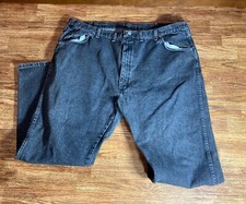 Vintage Wrangler Black Jean Pants Mens 46 39902RB Made in USA