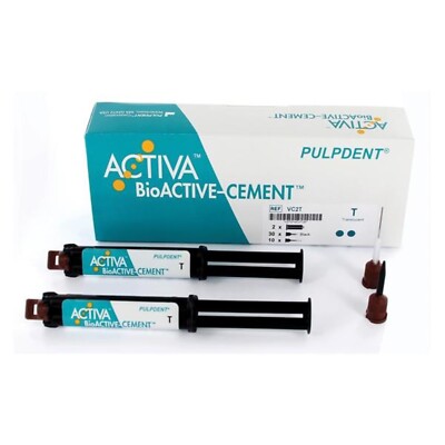 Pulpdent ACTIVA BioACTIVE-CEMENT (Value Refill) 2 Pack