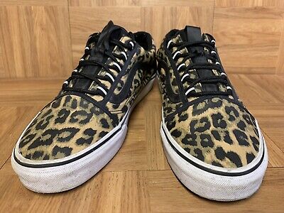 RARE🔥 VANS Old Skool Exotic Leopard Print Cheetah Size Skateboarding | eBay