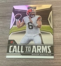 2021 Playoff Football Call to Arms Baker Mayfield Insert Card