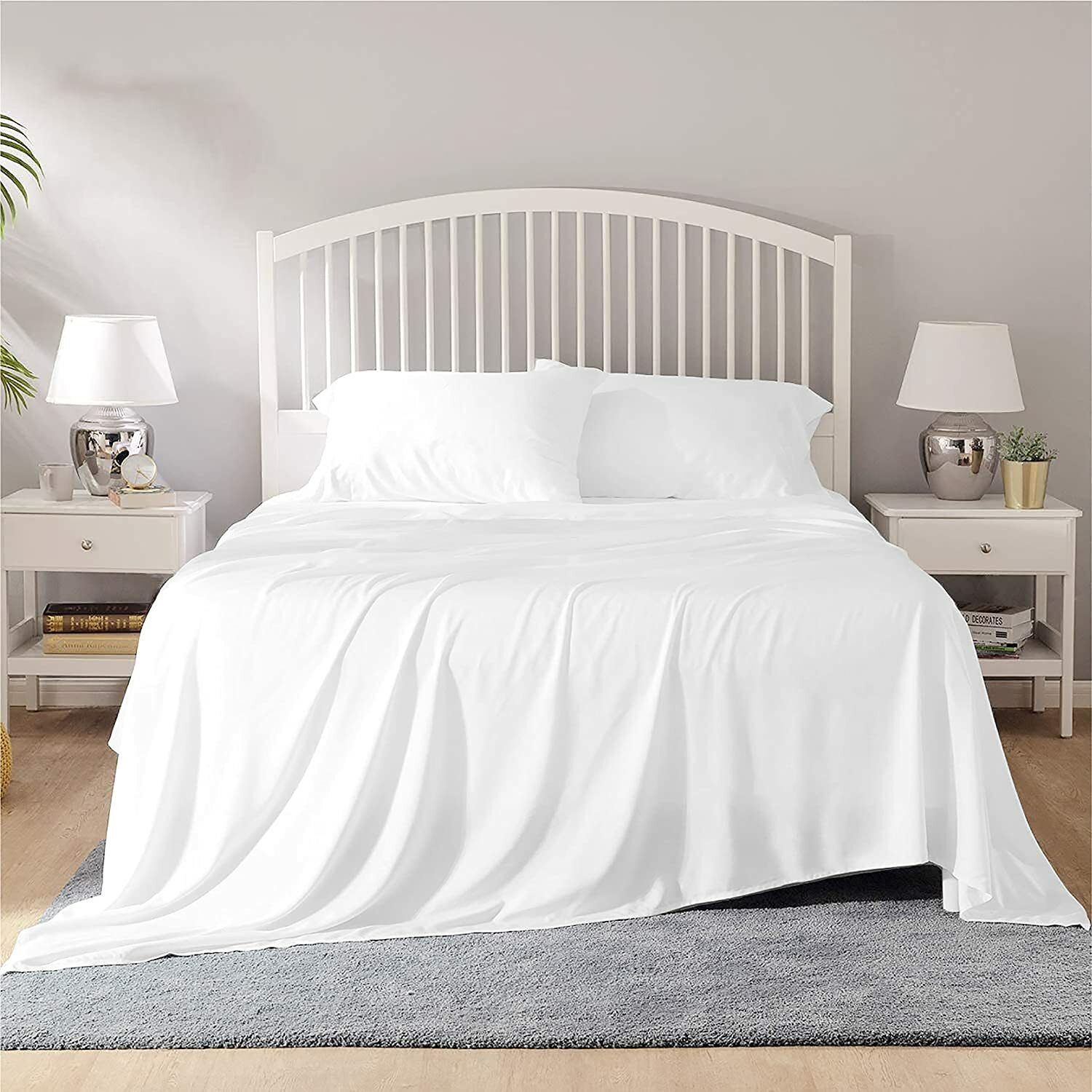 600 TC 100Egyptian Cotton Fitted/Flat/Sheet/Duvet in All UK Sizes