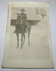 Military World War I / II Army Soldier Cowboy Vintage RPPC Military Postcard 1 — photo 1