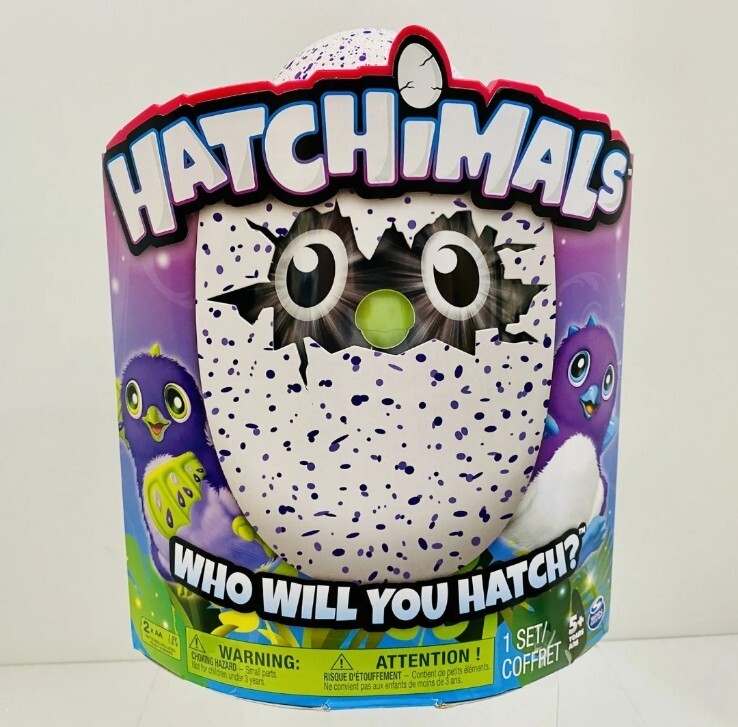 Hatchimals RARE Draggle, Blue/Purple Egg~Spin Master~Original New
