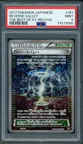 PSA 9 Reverse Valley Reverse Holo Japanese The Best of XY 161/171 Pokemon 