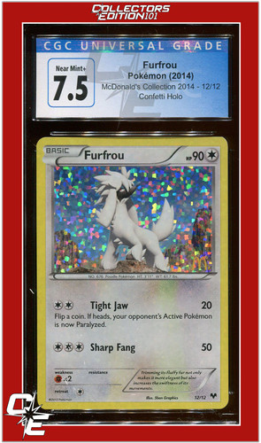 Furfrou graded CGC 7.5 for sale on eBay