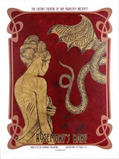 Roman Polanski Rosemary's Baby Movie Poster Castro Theatre O'Daniel Alien Corset