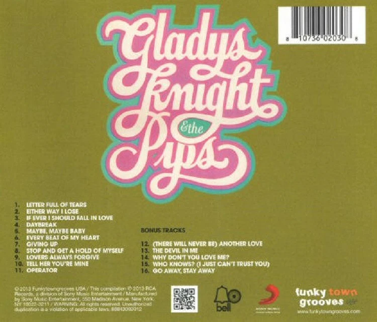 Gladys Knight & The Pips - In The Beginning (Expanded CD FTG-341) Neu & OVP 2013 - Bild 2 von 2