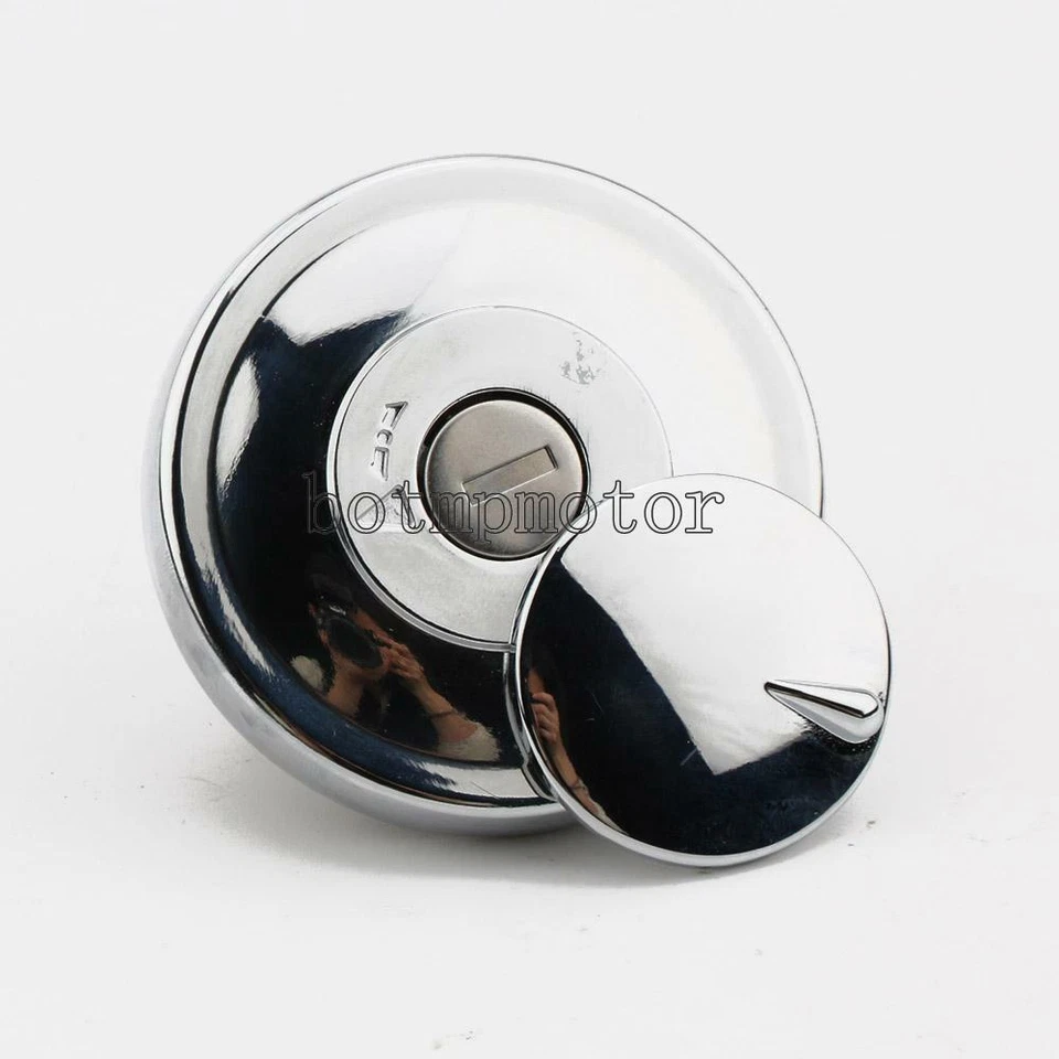 Fuel Gas Cap Cover Set for Yamaha V Star 650 Custom Classic Silverado1998-2017 — 第 3/4 张图片