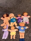 LOT 7 CABBAGE PATCH KIDS DOLLS KOOSAS CAT RED HAIR GIRL 1983 - 2007