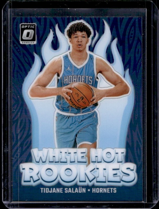 2024-25 Panini Donruss Optic Tidjane Salaun White Hot Rookies Purple RC #3