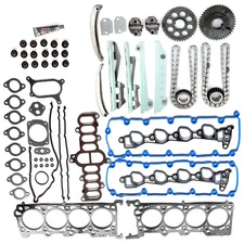For 1997-1999 Ford E-150 Econoline F-150 4.6L Timing Chain Kit & Head Gasket Set