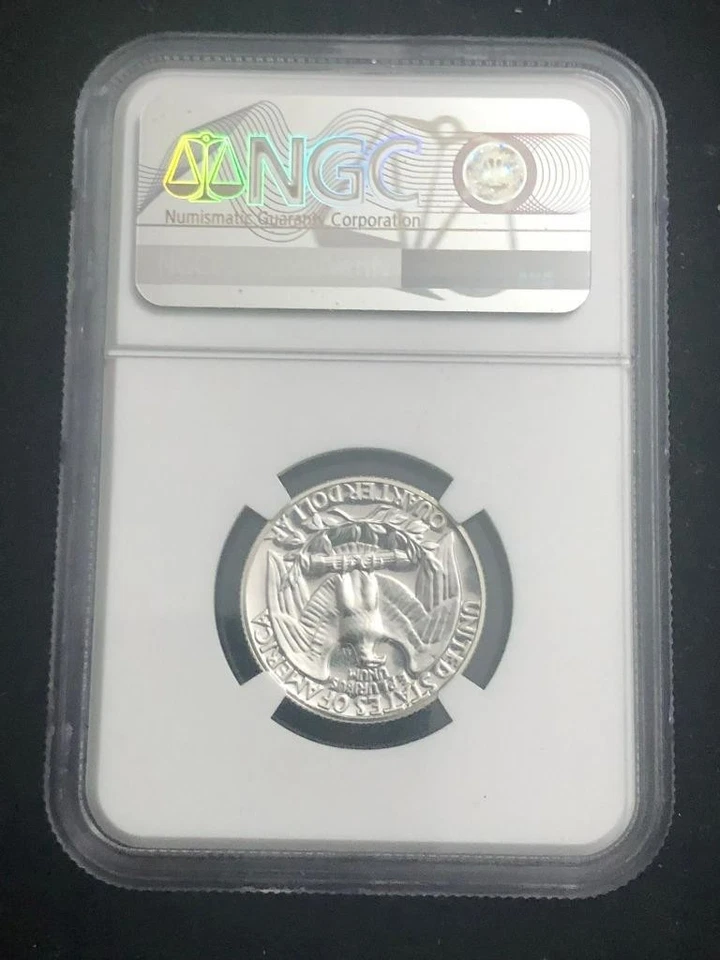 1963 Washington Proof Silver Quarter 25C NGC PF66 PF 66 - Image 2 of 2