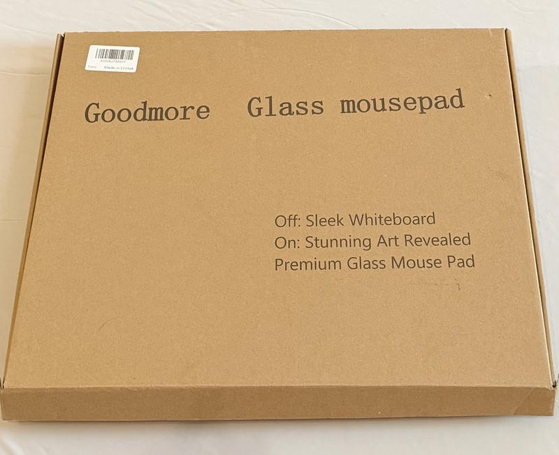 Goodmore RGB Glass Mouse Pad LED Gaming Mouse Pad USB Large Hard Surface