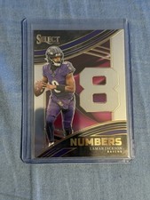 2023 Panini Select - Select Numbers Lamar Jackson #NMB-LJA