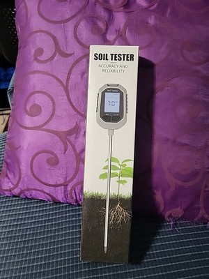 Digital Soil Tester pH Moisture Temp Light Meter Garden Plant Probe