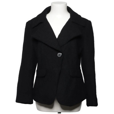 Dunnes Stores, Blazer, Größe: 42, Schwarz, Polyester/Wolle, Einfarbig #uhL