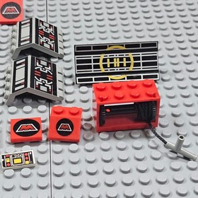 LEGO Vintage M-Tron Restoration Lot 6989 6923 sp033 String Reel Panels Prints