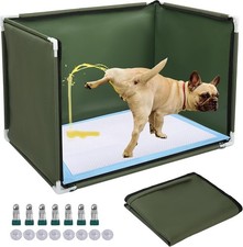 Foldable Dog Pee Pad Holder with High Walls Waterproof Puppy Litter Box Indoor