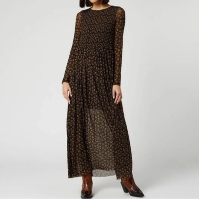 free people hello and goodbye mesh midi dress Free People Hello and Goodbye Mesh Midi Dress*Black*Size XS*NWT