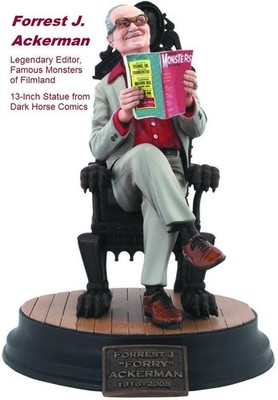 2013 Famous Monster Of Filmland 13'' Forrest J Forry Ackerman Statue LTD 350 NEW