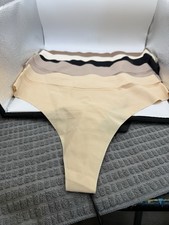Set Of 5 Size Small Seamless Thong Panties- New In Packing- Great Price 