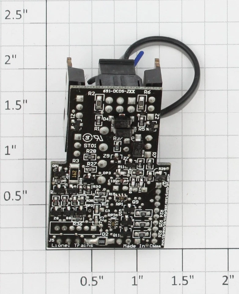 Lionel 691DCDSEU2 DCDS Conv. Reverse Unit Driver PCB Circuit Board-EU2 Code - Image 2 of 2