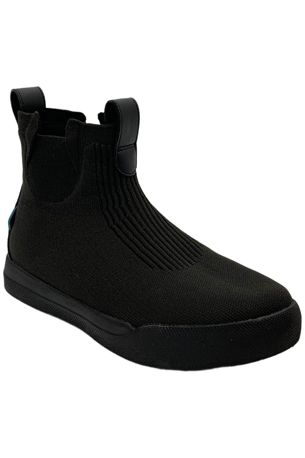 Женские кроссовки Челси Vessi Asphalt Black на черном фоне